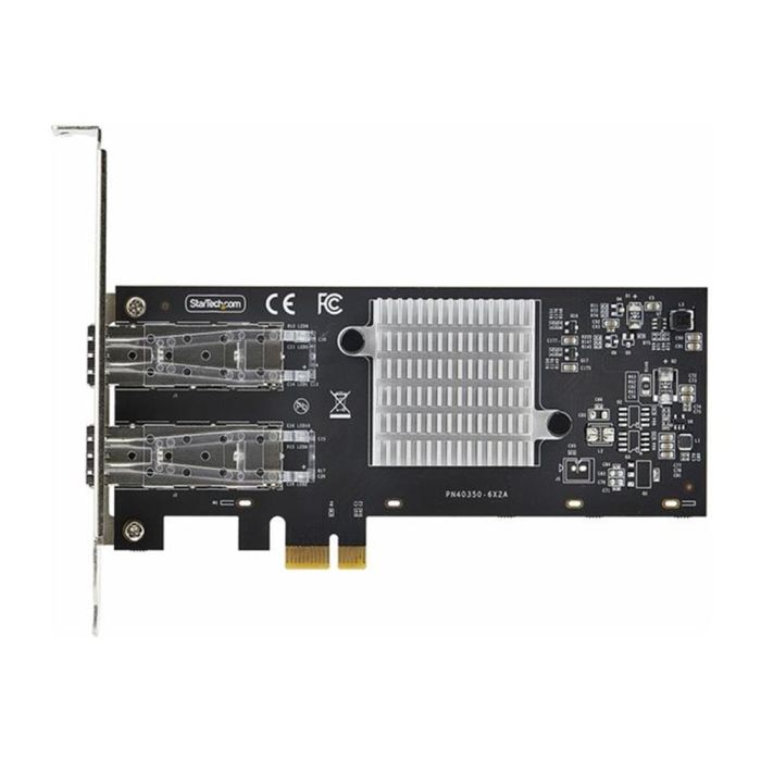 StarTech.com P021 Tarjeta de Red PCIe 2.0 x1 Gigabit Ethernet SFP Dual con Intel I350-AM2 para Servidor/Workstation