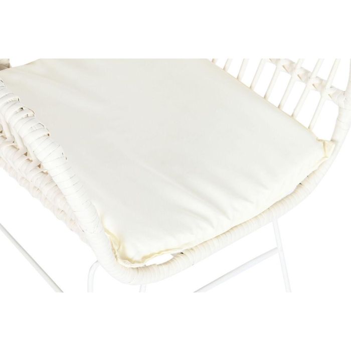 Silla Terraza Y Jardin DKD Home Decor Blanco 57.5 x 82 x 56 cm Set de 3 4 Silla Terraza Y Jardin DKD Home Decor Blanco 57.5 x 82 x 56 cm Set de 3 4