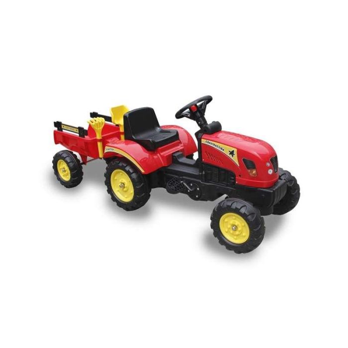 Ociotrends Tractor a pedales rojo para niños de 3+ años, fabricado en Polipropileno resistente 5 Ociotrends Tractor a pedales rojo para niños de 3+ años, fabricado en Polipropileno resistente 5