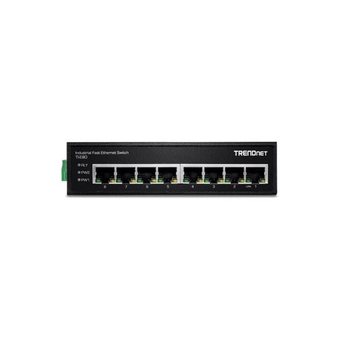 Switch TRENDnet TI-E80 8 Puertos/ RJ-45 Gigabit 10/100 1 Switch TRENDnet TI-E80 8 Puertos/ RJ-45 Gigabit 10/100 1
