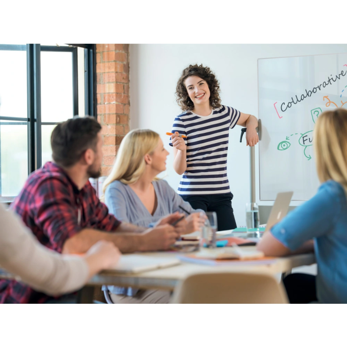 Nobo Pizarra Blanca Magnética Móvil Classic Acero Vitrificado 150x120 cm 4