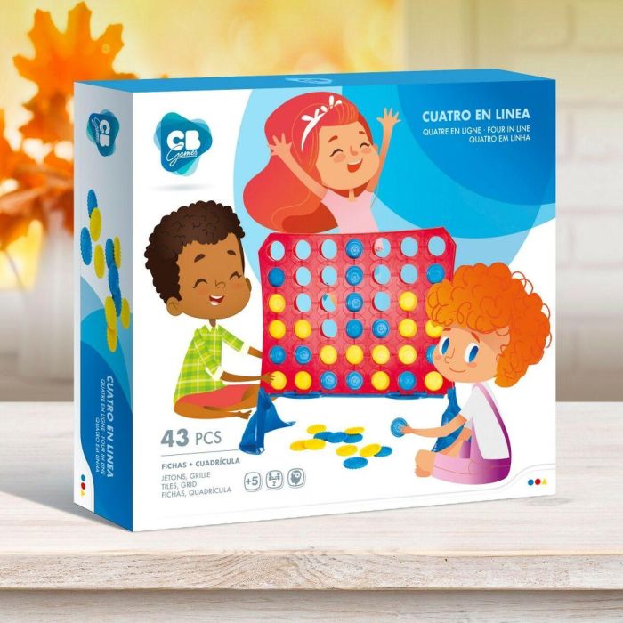 4 en Raya Colorbaby 31,5 x 26 x 13 cm (6 Unidades) (42 Piezas) 1 4 en Raya Colorbaby 31,5 x 26 x 13 cm (6 Unidades) (42 Piezas) 1