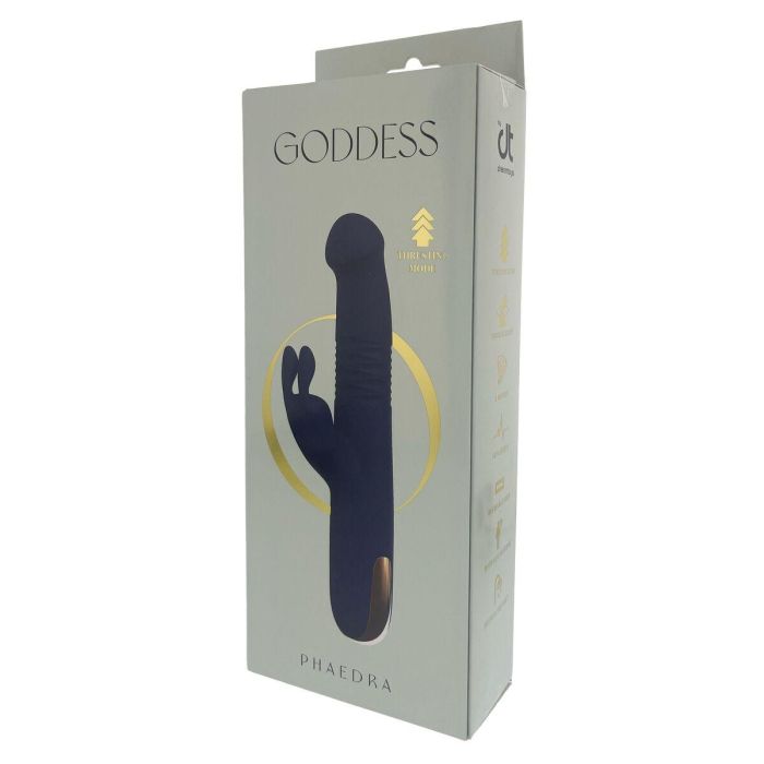 Vibrador Doble Estimulación Dream Toys Goddess Collection Azul 1 Vibrador Doble Estimulación Dream Toys Goddess Collection Azul 1