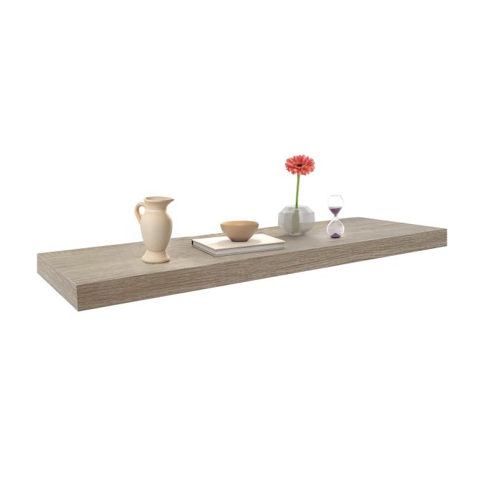 Estante Flotante Oak 80X23.5X3.8Cm Moblekit (6 Unidades) 2 Estante Flotante Oak 80X23.5X3.8Cm Moblekit (6 Unidades) 2