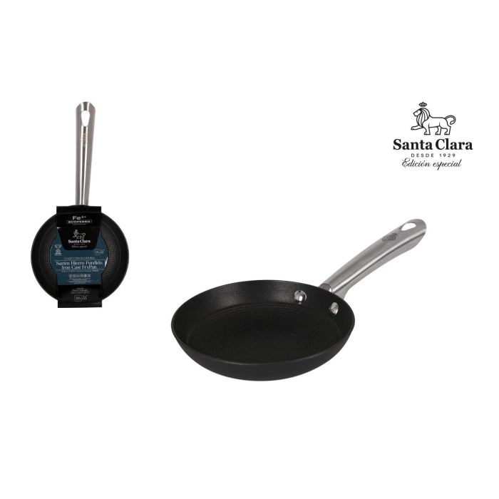 Sartén de hierro fundido Sta Clara Ecoferro 16 cm - Inde (6 Unidades) Sartén de hierro fundido Sta Clara Ecoferro 16 cm - Inde (6 Unidades)