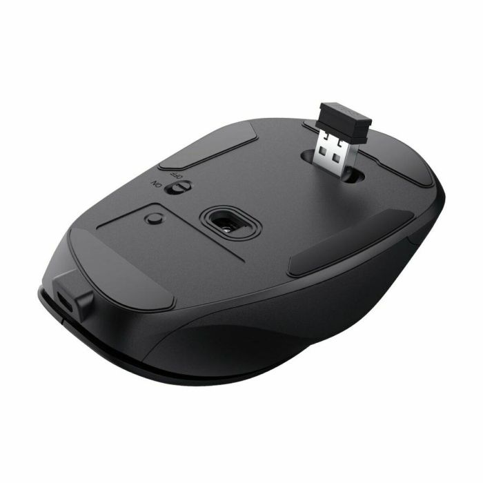 Trust 24727 Ratón Inalámbrico Ergonómico Fyda Eco con Batería Recargable, 2400 DPI, 85% Materiales Reciclados y 6 Botones Óptico 2 Trust 24727 Ratón Inalámbrico Ergonómico Fyda Eco con Batería Recargable, 2400 DPI, 85% Materiales Reciclados y 6 Botones Óptico 2