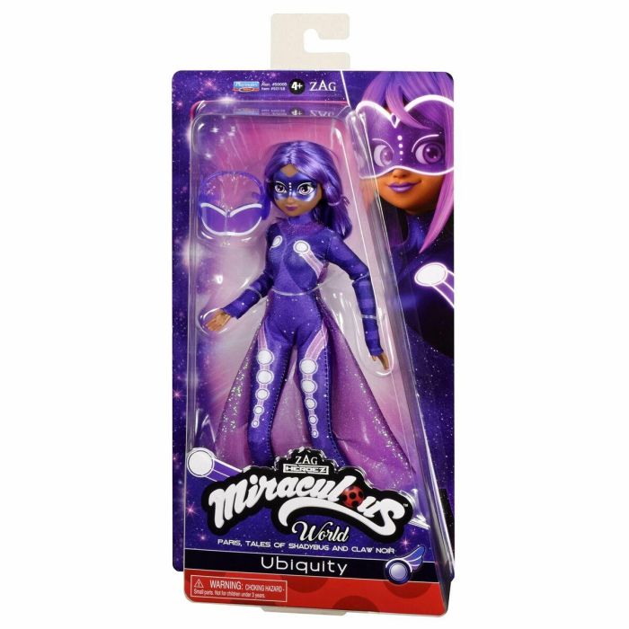 Bandai AAAME75201 Muñeca Articulada Miraculous Ladybug Ubiquity Licencia Oficial 26 cm 8