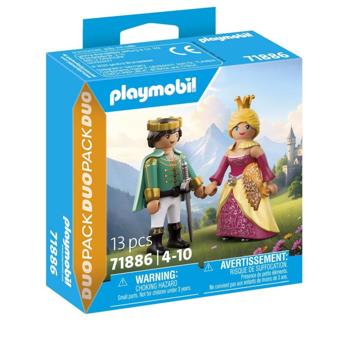 PLAYMOBIL 71886 Príncipe y Princesa Duo Pack Juguete para Niños +4 Años