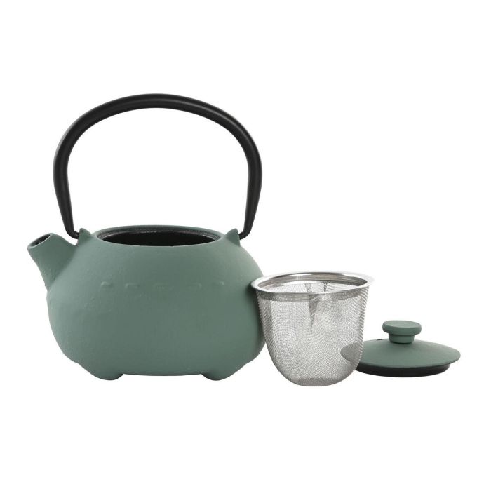 Tetera Oriental DKD Home Decor Amarillo Verde 11 x 13 x 11.6 cm (2 Unidades) 2 Tetera Oriental DKD Home Decor Amarillo Verde 11 x 13 x 11.6 cm (2 Unidades) 2