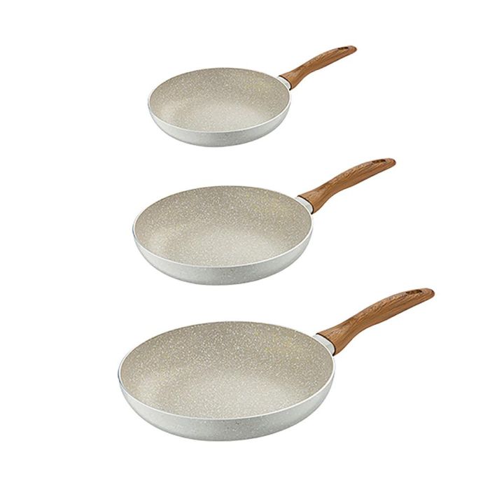 San Ignacio Set de 3 Sartenes de Aluminio Prensado Antiadherente sin PFOA, Ø16/20/24 cm, para Inducción, Gas, Eléctrico, Vitrocerámica y Halógeno 1 San Ignacio Set de 3 Sartenes de Aluminio Prensado Antiadherente sin PFOA, Ø16/20/24 cm, para Inducción, Gas, Eléctrico, Vitrocerámica y Halógeno 1
