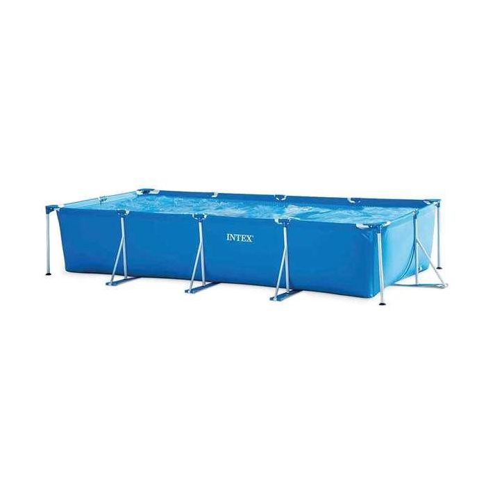 Piscina rectangular desmontable metal frame (capacidad 7.127 litros) 450x220x84cm Piscina rectangular desmontable metal frame (capacidad 7.127 litros) 450x220x84cm