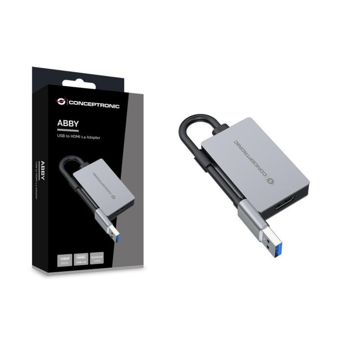 Adaptador Usb 3.0 A Hdmi Conceptronic 4 Adaptador Usb 3.0 A Hdmi Conceptronic 4