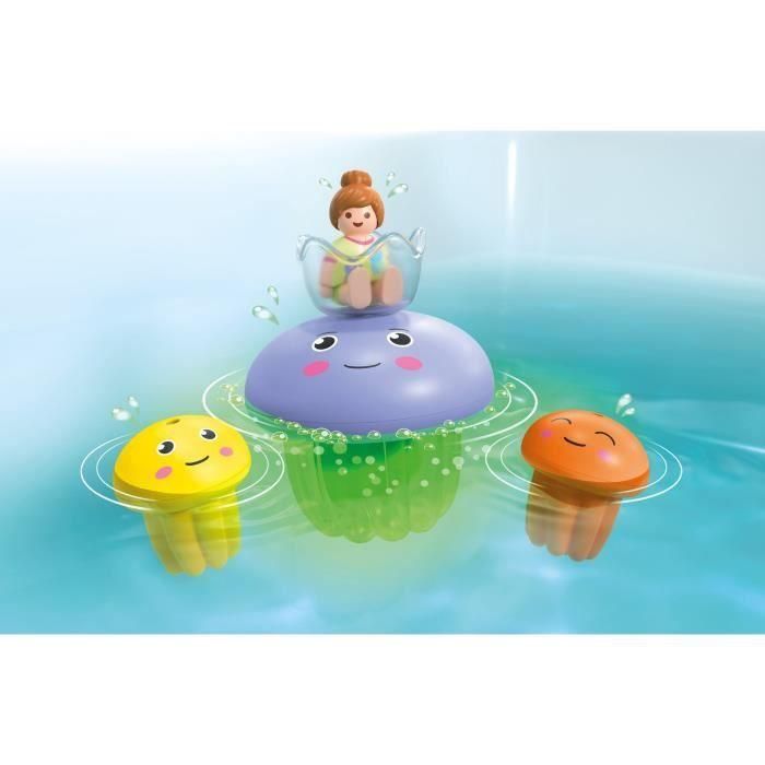 Playmobil 71439 Tinti Familia de Medusas de Colores Junior - Set de Baño con Tabletas Colorantes para el Agua +12 meses 1