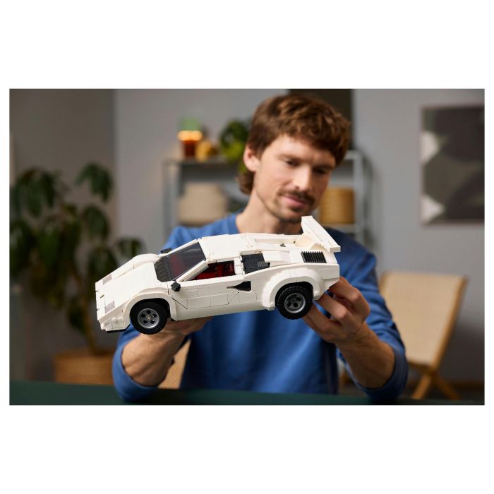 LEGO Icons Lamborghini Countach 5000 Quattrovalvole 10318 - Juego de Construcción de 1506 Piezas para Adultos