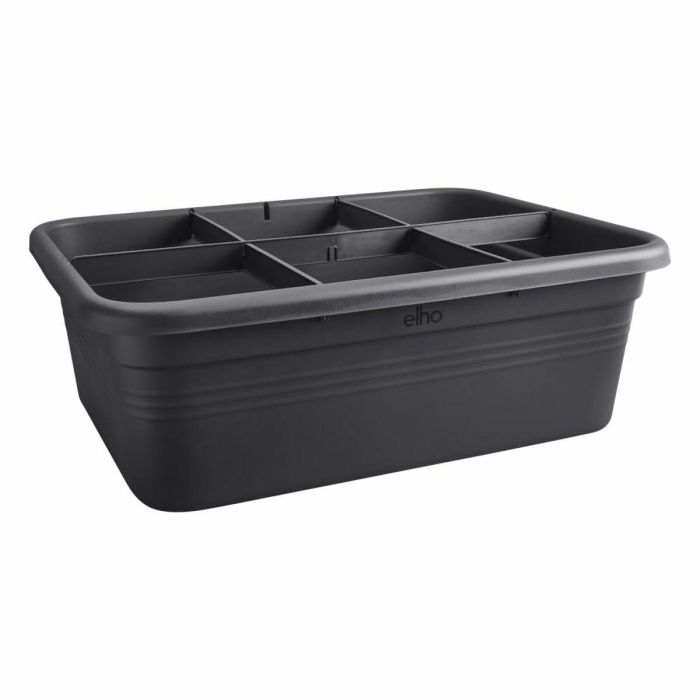 Elho Jardinera Green Basics Jardin De Cultivation L ELH8711904529581 - Negro - L 76 x B 57 x H 27 cm - 100% reciclado