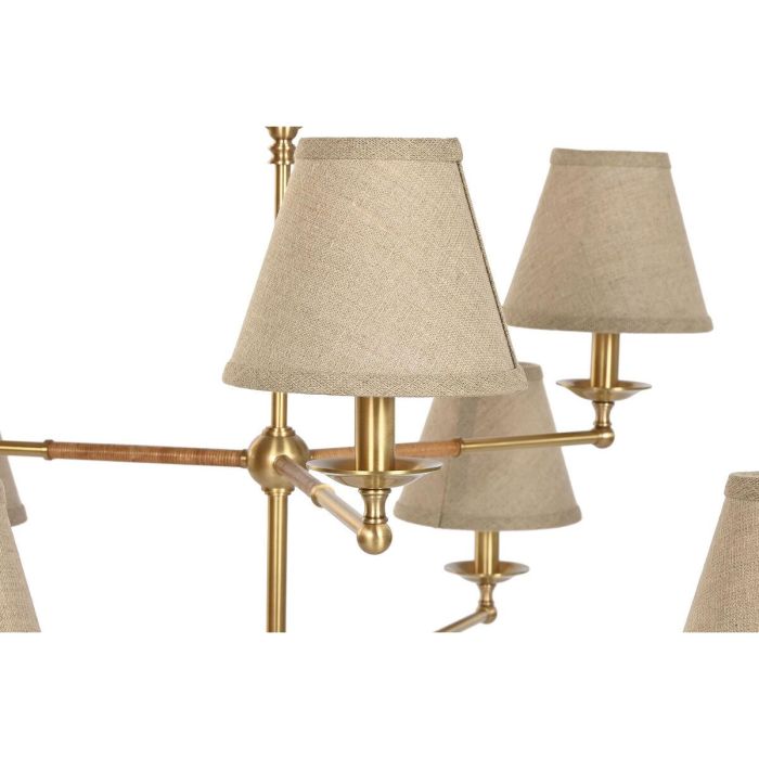 Lampara Techo Item Home DKD Home Decor Dorado Beige 113 x 132 x 113 cm 5 Lampara Techo Item Home DKD Home Decor Dorado Beige 113 x 132 x 113 cm 5