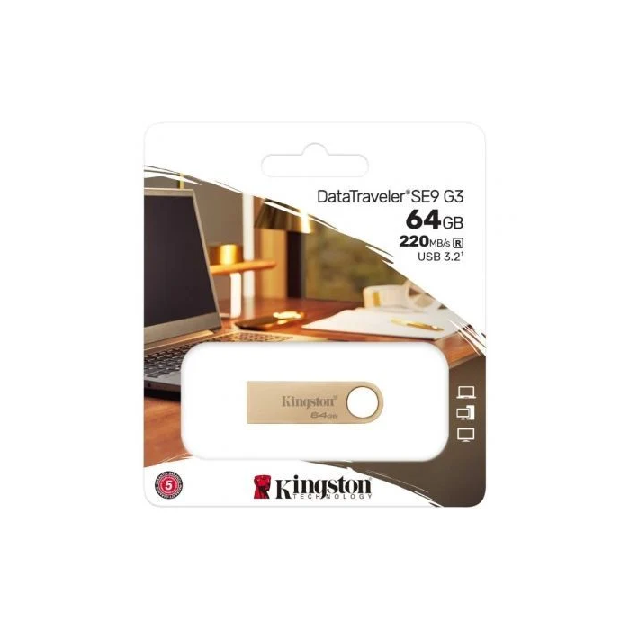 Kingston Pendrive DataTraveler SE9 G3 USB 3.2 64GB DTSE9G3/64GB 1 Kingston Pendrive DataTraveler SE9 G3 USB 3.2 64GB DTSE9G3/64GB 1