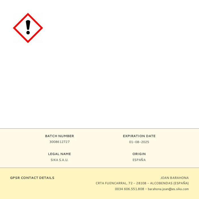 Sellador sikaflex construcción purform negro 600 ml 1 Sellador sikaflex construcción purform negro 600 ml 1