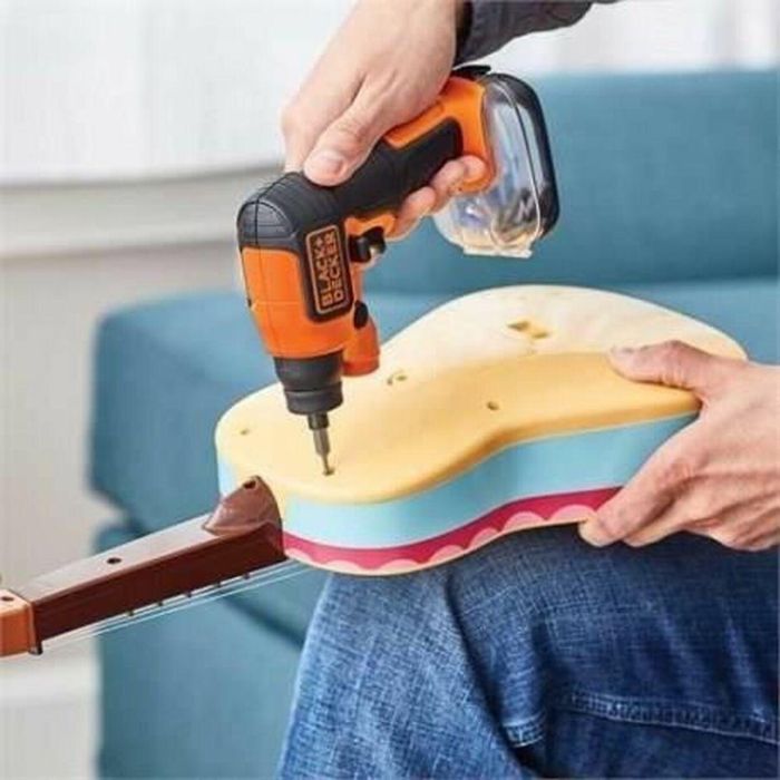 Black + Decker BDCSFS30C-QW Destornillador Inalámbrico 3.6 V, Color Negro, Incluye 31 Accesorios 1 Black + Decker BDCSFS30C-QW Destornillador Inalámbrico 3.6 V, Color Negro, Incluye 31 Accesorios 1