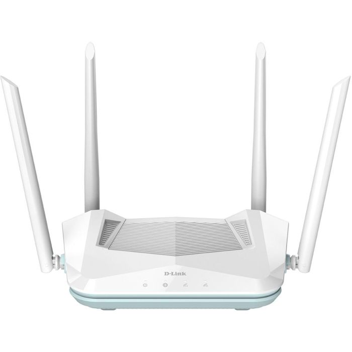 D-Link Router Wifi 6 R15 Eagle, Doble Banda (2.4GHz/5GHz), 4 Antenas, Gigabit Ethernet, Compatible con Asistente de Google