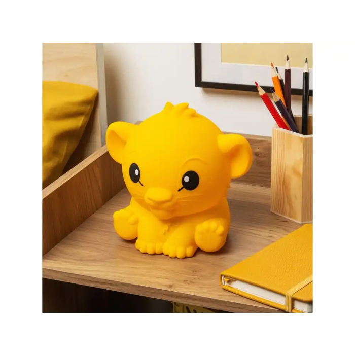 Disney Lámpara Squishy Glo Silicona Recargable Simba 15 cm Paladone 5