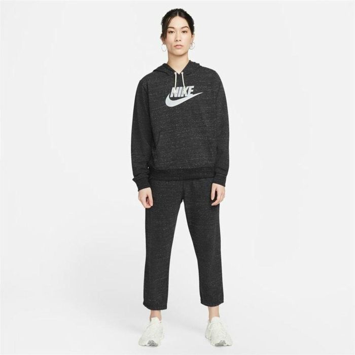 Sudadera con Capucha Mujer Nike Sportswear Gym Vintage Negro 2