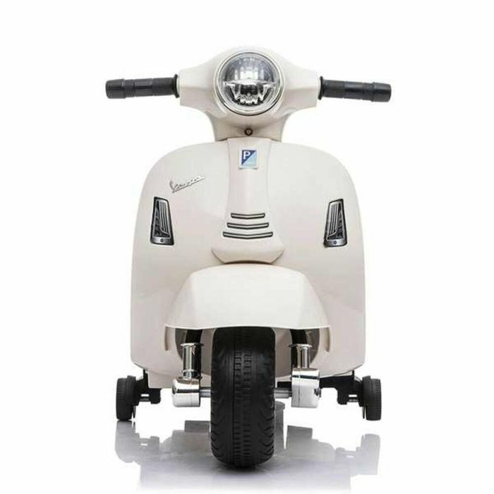 Moto mini vespa blanca 6v 4 ah - 1 motor 3