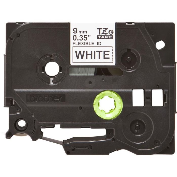 BROTHER Cinta laminada Blanco / negro (Flexibles) 9mm
