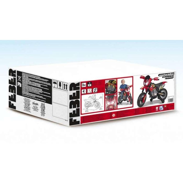 Moto batería cross 400f 6v con luz 74x50x27 cm 6 Moto batería cross 400f 6v con luz 74x50x27 cm 6