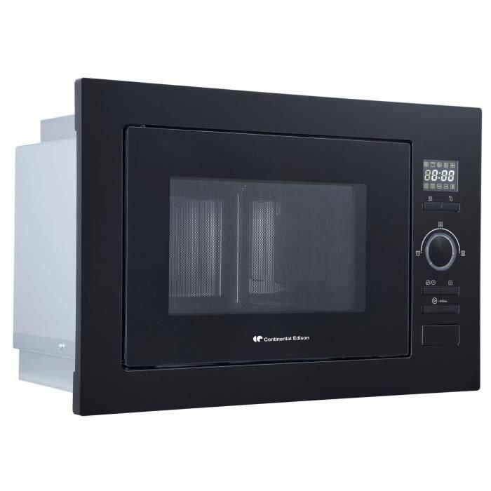 Continental Edison CEMO25GEB2 Microondas Grill Empotrado 25L 900W / Grill 1000W Negro L59.5xH38.8xP40cm 2 Continental Edison CEMO25GEB2 Microondas Grill Empotrado 25L 900W / Grill 1000W Negro L59.5xH38.8xP40cm 2