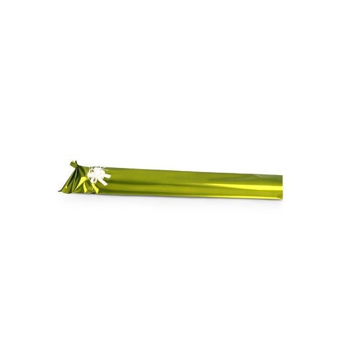 Papel De Regalo Bobina Colibri 30 Cm X 30 M Simple Verde Acido Mate