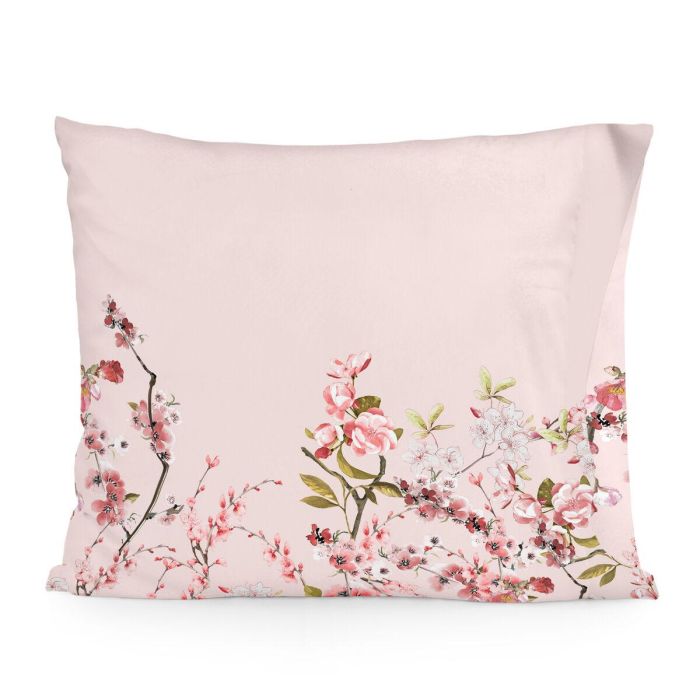 Funda de almohada HappyFriday Chinoiserie rose Multicolor 60 x 70 cm