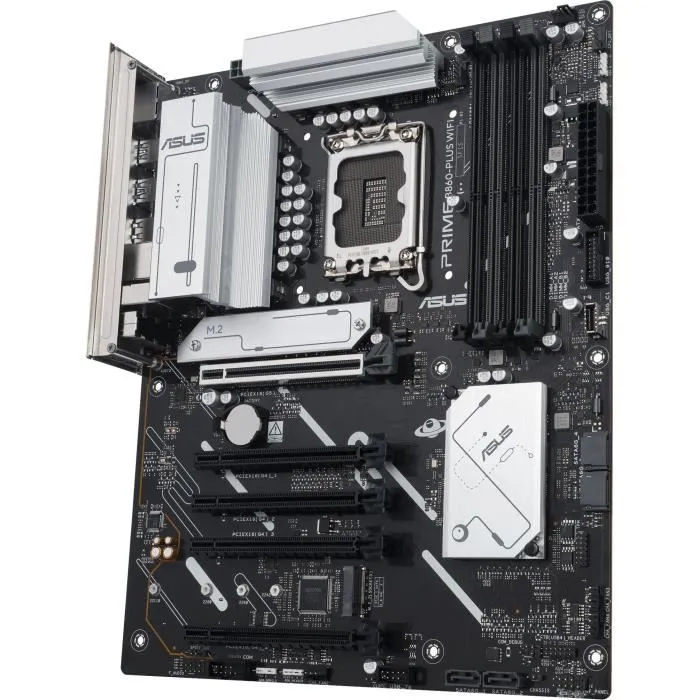 ASUS PRIME B860-PLUS WiFi Placa Base Intel B860 LGA 1851 para Intel Core Ultra, DDR5, ATX, Wi-Fi 6E 4