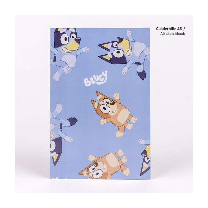 Set de papelería coloreable bluey 4