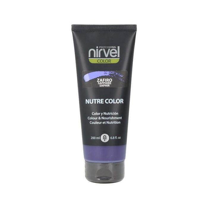 Nirvel Mascarilla Nutre Color Blond Zafiro 200 ml - Matiza y mantiene rubios y tonos fríos Nirvel Mascarilla Nutre Color Blond Zafiro 200 ml - Matiza y mantiene rubios y tonos fríos