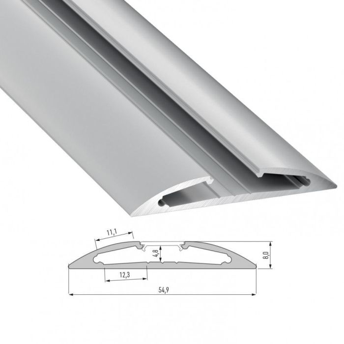 Perfíl Aluminio Tipo RETO 2,02M 3 Perfíl Aluminio Tipo RETO 2,02M 3