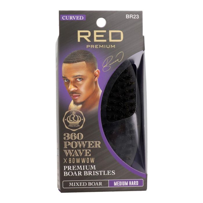 Red Kiss Power Wave Palm Boar Brush Medium Hard Cepillo