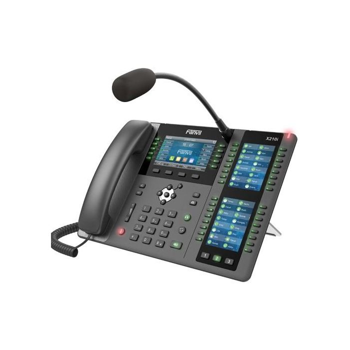 Fanvil X210i Teléfono IP Negro/Gris con 20 Líneas, Pantalla LCD 4.3", Soporte PoE y Llamada en Conferencia 0 Fanvil X210i Teléfono IP Negro/Gris con 20 Líneas, Pantalla LCD 4.3", Soporte PoE y Llamada en Conferencia 0