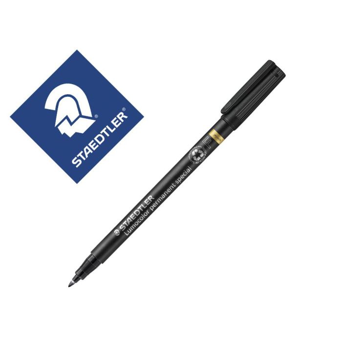 Rotulador permanente Staedtler Lumocolor Special F Negro (10 Unidades)