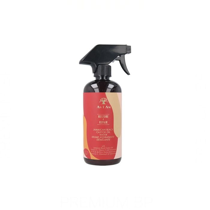 As I Am Restore & Repair Jamaican Black Castor Oil Water 473 ml/16Oz - Hidratación Extra para Rizos As I Am Restore & Repair Jamaican Black Castor Oil Water 473 ml/16Oz - Hidratación Extra para Rizos