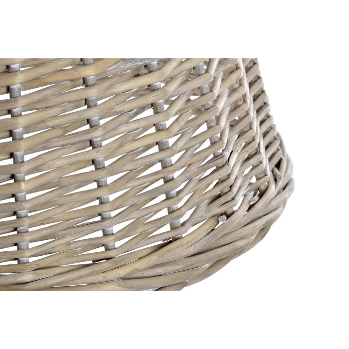 DKD Home Decor Base Árbol Navidad Mimbre Natural 45x45x24 cm (2 Unidades) 1