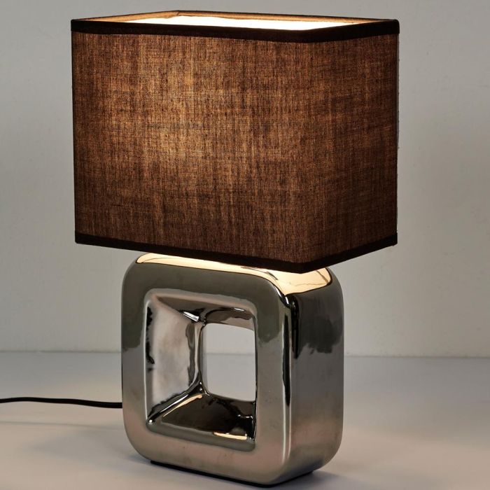 Lámpara Mesa Acabado Cromado Home Deco Factory 2