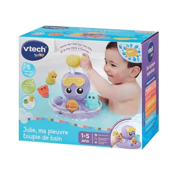 Vtech Baby Pulpo de Baño Giratorio VTE3417765792052 5