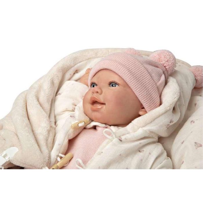 Muñeca reborn arias 45 cm elba c/manta 16 Muñeca reborn arias 45 cm elba c/manta 16