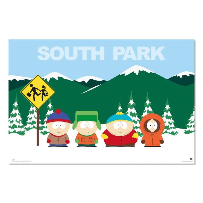 ERIK Póster South Park 91,5x61cm Impreso en Papel Brillo de Alta Calidad 150gr