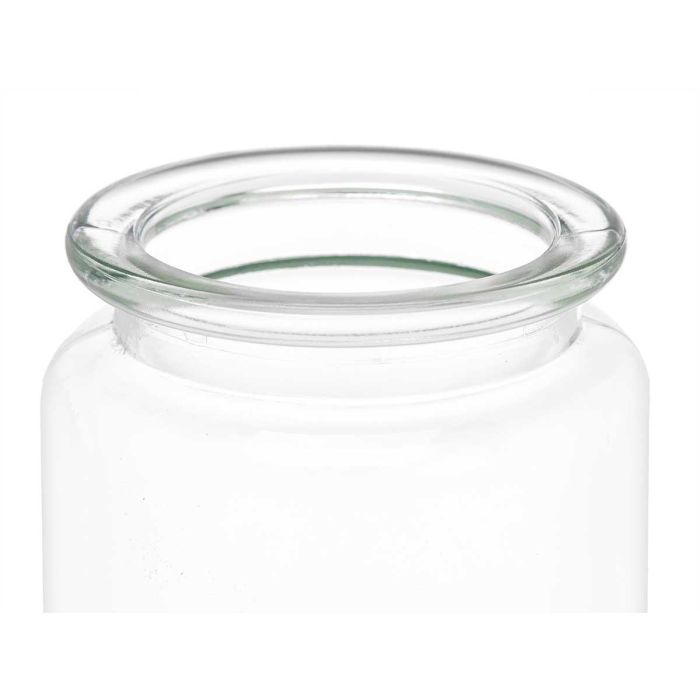 Tarro Redondo Liso Tapa Cristal 250Ml Vivalto 8X13CM (24 Unidades) 3 Tarro Redondo Liso Tapa Cristal 250Ml Vivalto 8X13CM (24 Unidades) 3