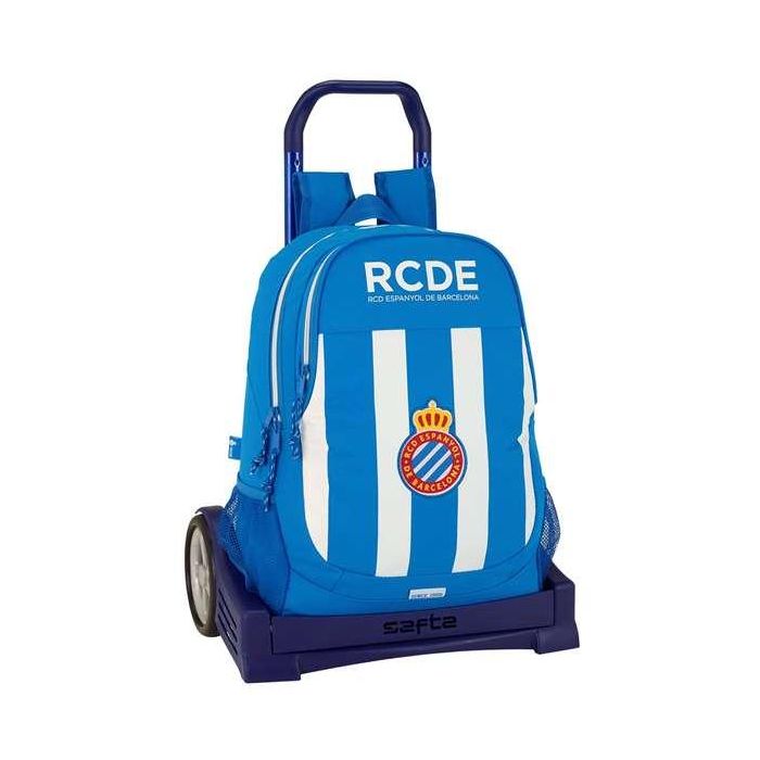 Mochila Escolar con Ruedas Evolution RCD Espanyol