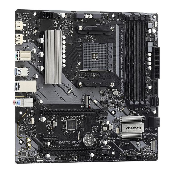 ASRock B550M Phantom Gaming 4 Placa Base AMD B550 Socket AM4 Micro ATX para PC Gaming 3 ASRock B550M Phantom Gaming 4 Placa Base AMD B550 Socket AM4 Micro ATX para PC Gaming 3