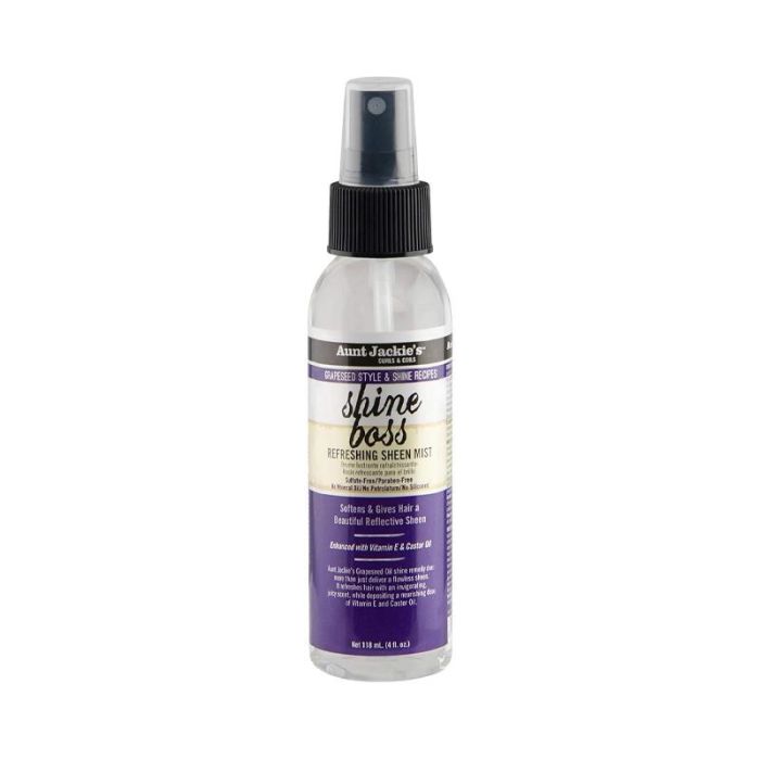 Aunt Jackie'S Grapeseed Shine Boss Refreshing Sheen Mist 118 mL Aunt Jackie'S