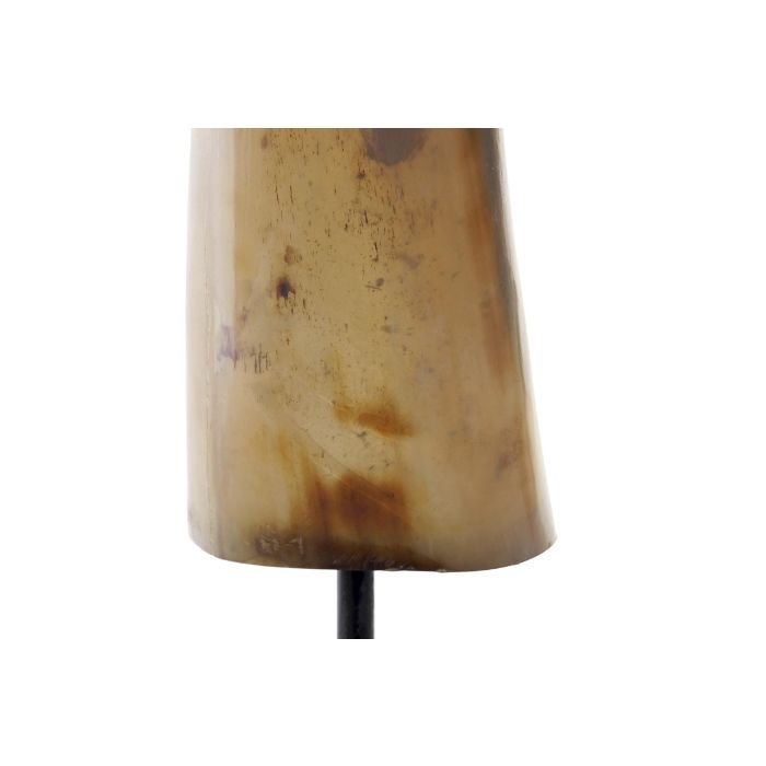 DKD Home Decor Natural Marron Claro 10 x 57 x 12 cm Cuerno Resina Madera 2